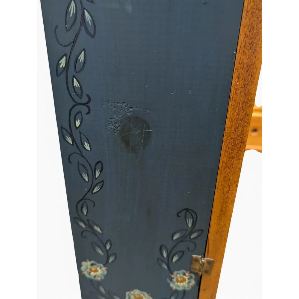 Cottagecore Handpainted Cabinet Coffee Station